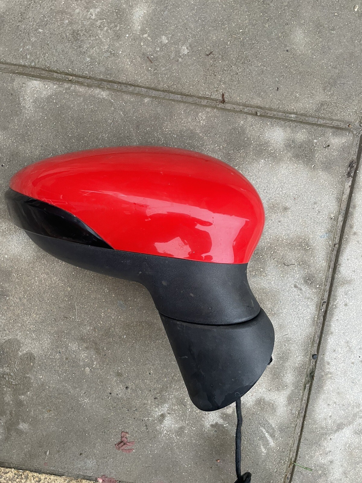FORD FIESTA MK7 ST180 OS WING MIRROR MANUAL FOLD RACE RED Drivers Side