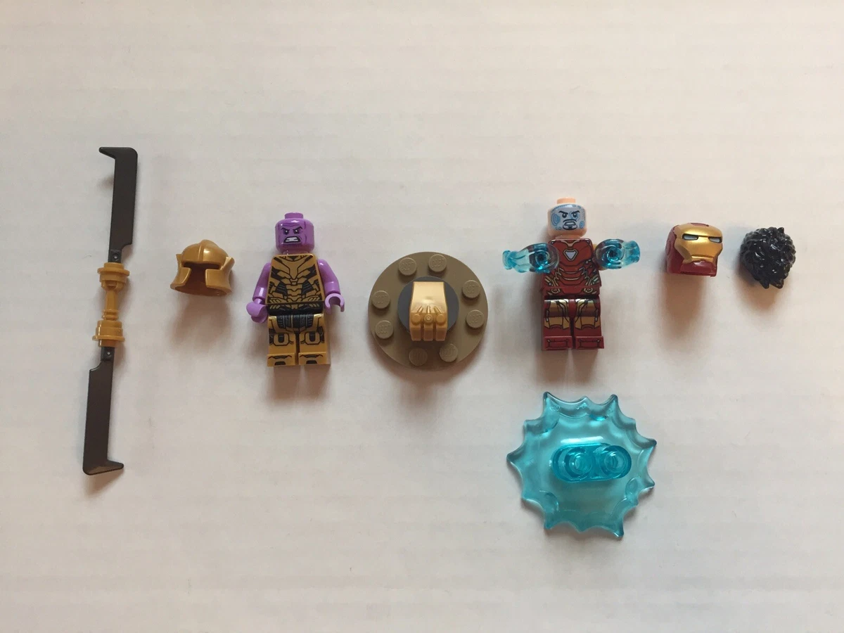 LEGO Marvel Iron Man and Thanos w Gauntlet Glove End Game