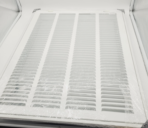 16x20 HVAC Return Air Filter Grille – Steel Vent Cover with Removable Face - Picture 3 of 7