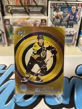 Patrice Bergeron 2022-23 Upper Deck Series 1 Gold Center Of Attention SP #CA-18