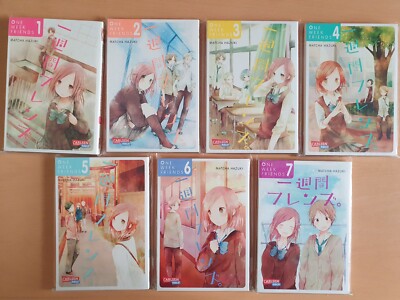 7 x One Week Friends # Manga LOT Vol. 1 2 3 4 5 6 7 by Matcha Hazuki neuwertig