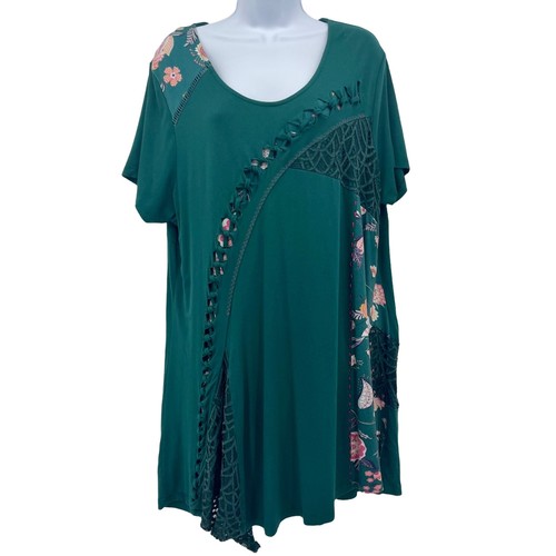 Joe Browns Tunic Dress Patchwork Lace 