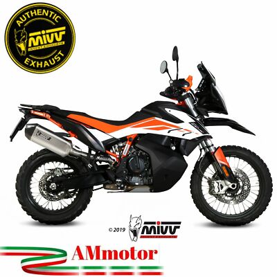 Mivv Ktm 790 Adventure / R 2019 Exhaust Motorcycle Slip-On Speed Edge Steel