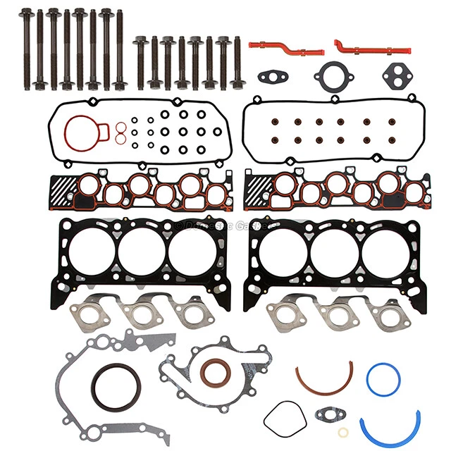 Fits 4.2L Ford E150 E250 F150 Full Gasket Set Bolts 3mm Intake Manifold V6 Vin 2 - Image 2 of 4