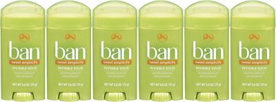 Ban Antiperspirant Deodorant, Invisible Solid, Sweet Simplicity, 2.6-Ounce Bo...
