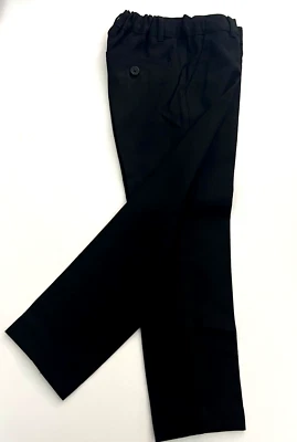 Nutmeg Kinder elegante Hose Gr. 110/116 5-6 Jahre verstellbar NEU Jungs schwarz