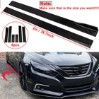 78.7" Black Side Skirts Splitter Spoiler Extension For Nissan Altima 2008-2024