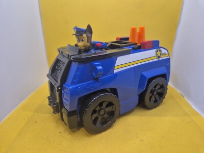 Paw Patrol Chase Ride N Rescue Transforming 2 in 1 Polizei Van Spielset unvollständig