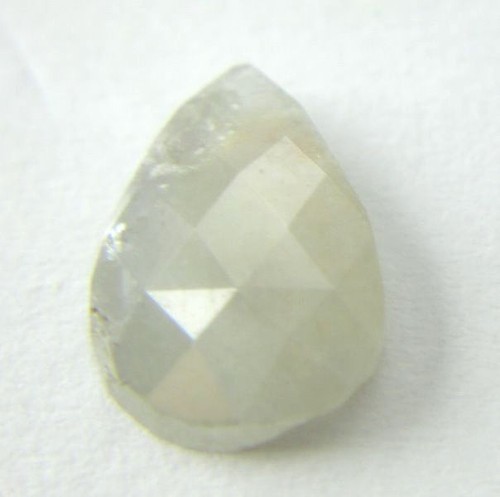 0.90Cts Beautiful Big Pear Shape Milky White Diamond 8.60x6.04x1.68 MM - Picture 3 of 24