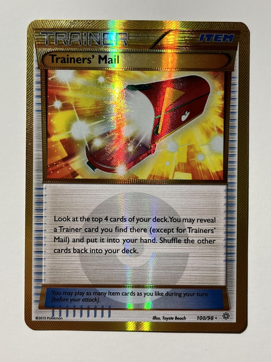 Trainers' Mail 100/98 Gold Holo Secret Rare Pokemon Ancient