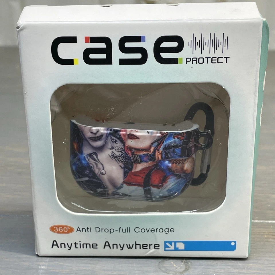 Funda protectora Harley Quinn suicidio sqd para AirPods se adapta a 1ª y 2ª generación NUEVA Foto 2 de 4