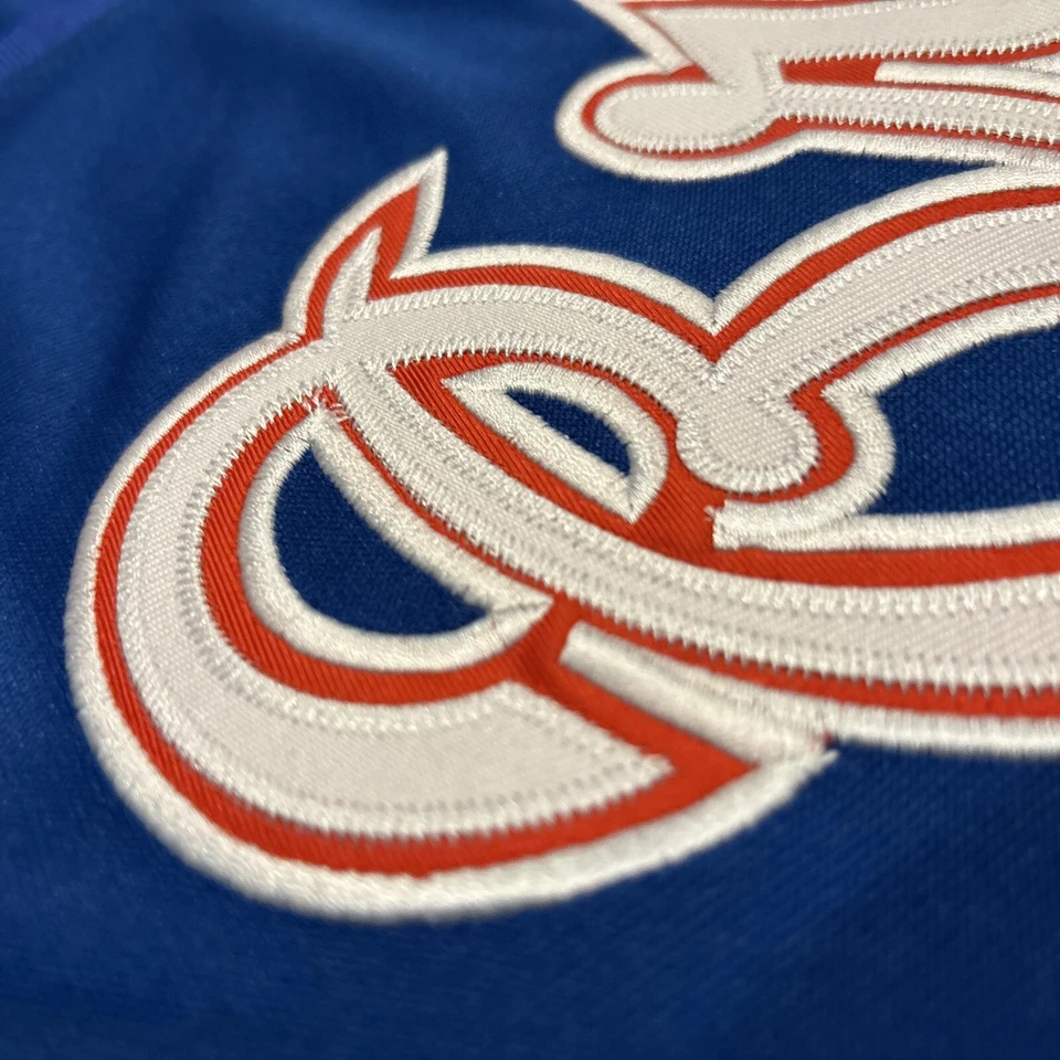 Camiseta para hombre Hank Aaron Atlanta Braves XL NUEVA CON ETIQUETAS azul 1973 carretera retro retro retro Foto 3 de 4