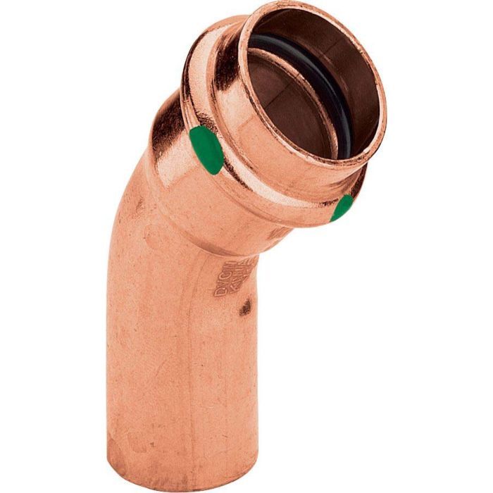 Viega Profipress Bogen 292546, 42 мм, 45°, Kupfer, SC-контур, Эйнштейнид