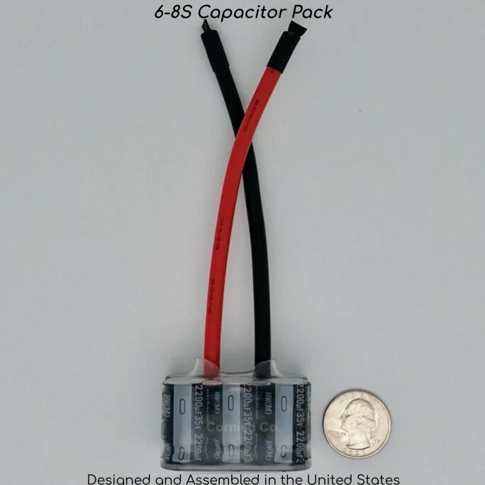 ATOMIC ESC Cap Pack 3-8S / 12,300uF Minimum / 35V / 8S Capable / Made in the USA - Image 4 of 4