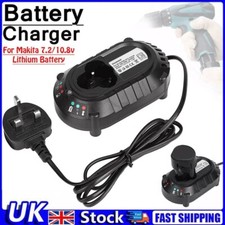 Fast Battery Charger For Makita BL1013 BL7010 DC10WA 10.8V/12V Li-ion Battery