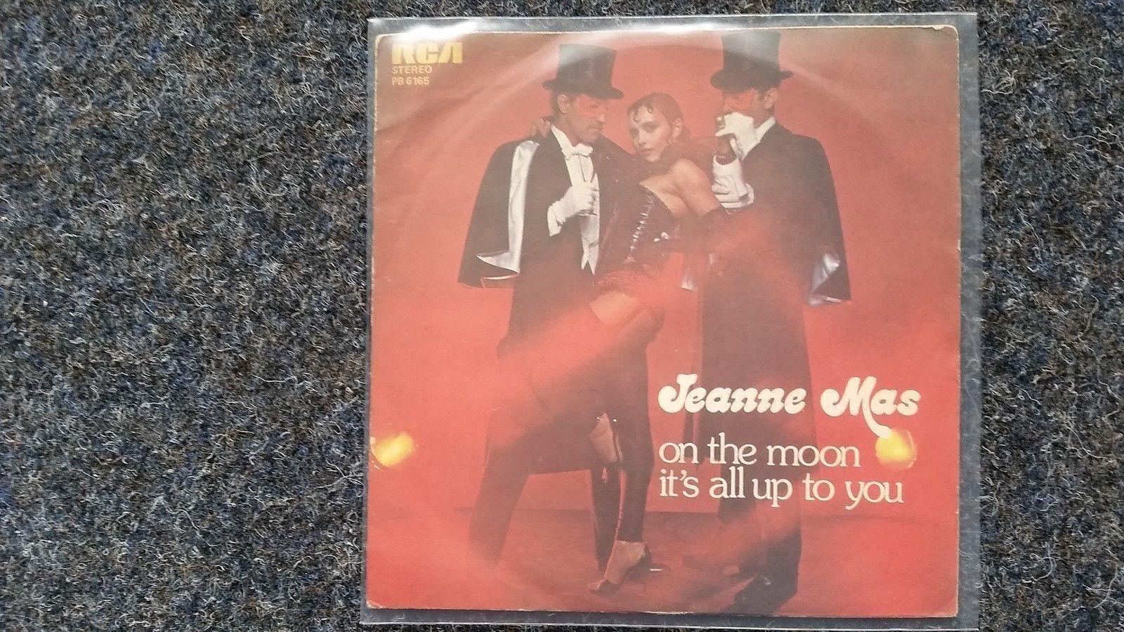 7"" Single Vinyl Jeanne Mas - On the moon/ It's all up to you SUNG IN ENGLISH