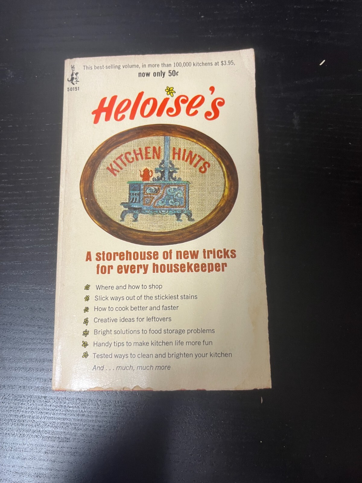Heloise's Kitchen Hints Pocket Books 1965 Paperback