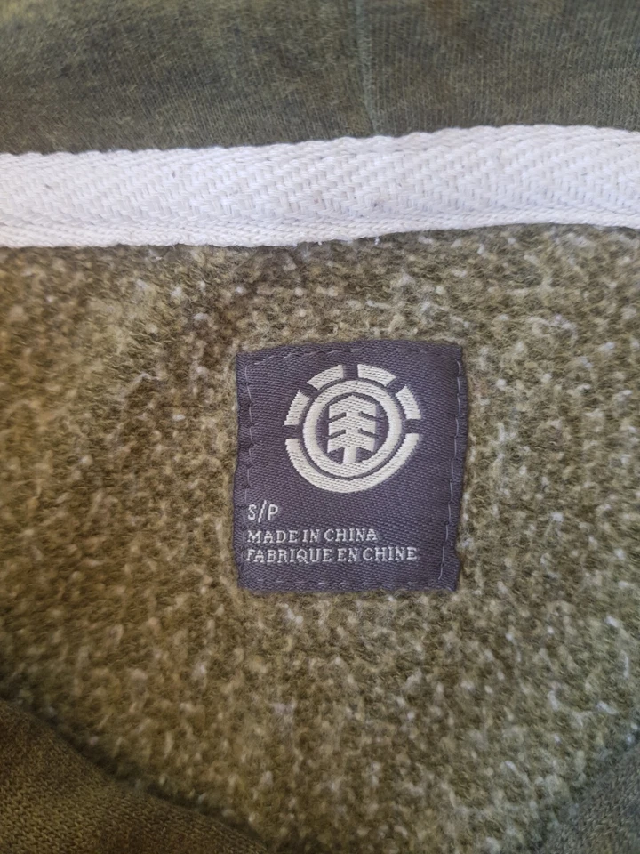 Element Elementtal Sweatshirt Hoddie wrist holes Olive Green ✔👌👍 - Image 3 of 4