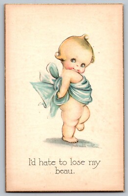 Valentine Postcard - I'd Hate to Lose My Beau