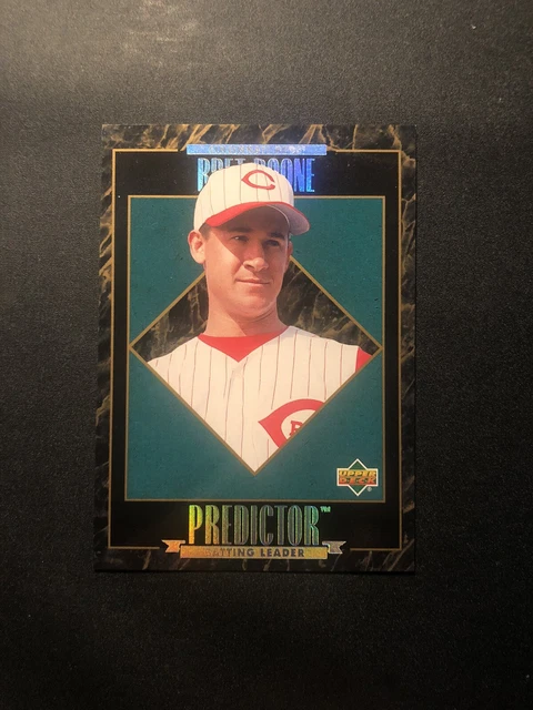 1995 Upper Deck Predictor Bret Boone R58 Winners redemption Silverfoil Series 2