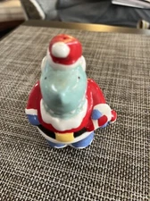 VTG Coco Dowley Christmas Rhino Dinosaur Salt and Pepper Shakers