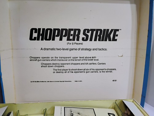 Milton Bradley 1976 Chopper Strike Brettspiel 100 % KOMPLETT in OVP GEBRAUCHT, IN EINWANDFREIEM ZUSTAND - Bild 4 von 16