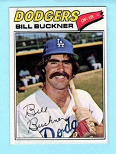 1977 TOPPS BASEBALL #27 BILL BUCKNER LOS ANGELES DODGERS NM (PLS RD DESC)