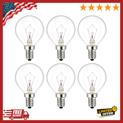 (6 Packs)Scentsy Light Bulbs for Warmer - 25 Watt Bulb for Full Size Wax Melt