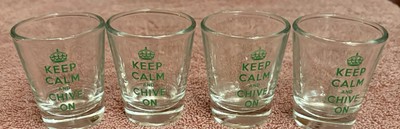 the Chive *Authentic* Shot Glasses 4-Pack The Chivery Glass KCCO BFM