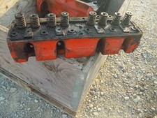 Case D Tractor Original Engine Motor Cylinder Head A5505a W/ Valves