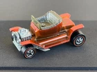 Vintage Hot Wheels Redline 1968 Deep Orange Hot Heap US - Dark Int., No Reserve!