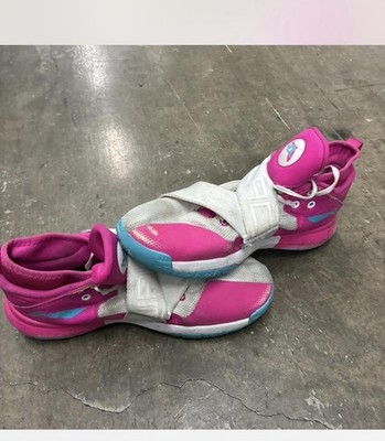 Li-Ning Wade All City 7 Fluorescent Fresh Pink Basketball Sneakers Size 8