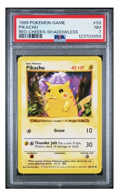 Pikachu Pokémon TCG Professional Sports Authenticator (PSA) Grade