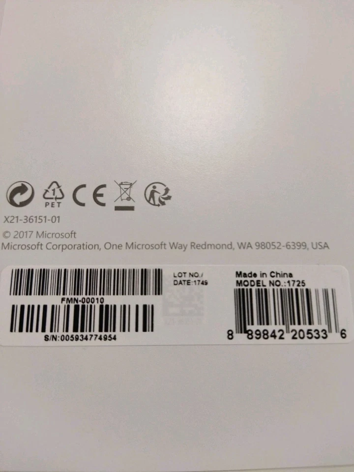 MICROSOFT TASTIERA SURFACE PRO MODEL 1725 ORIGINALE LAYOUT ITALIANA - Italia - - Immagine 4 di 4