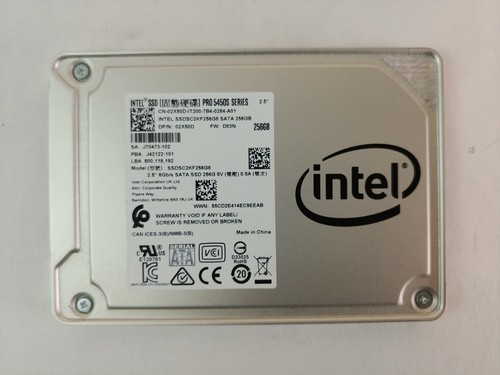 Intel Pro 5450s SSDSC2KF256G8 256 GB SATA III 2,5 Zoll Solid State Laufwerk