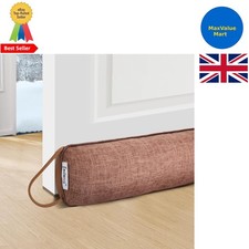 Heavy Duty 97cm Coffee Door Draft Excluder - Soundproof & Energy Efficient