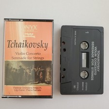 Tchaikovsky Violin Concerto Serenade for Strings Audio Music Cassette Tape VTG