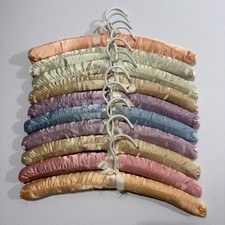 Satin lingerie set vintage Hangers Lot Of 10 Multiple Colors