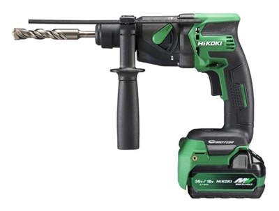 HiKOKI DH18DPB 18V Rotary Hammer SDS+, 2 Batteries, Charger, Case, Japan
