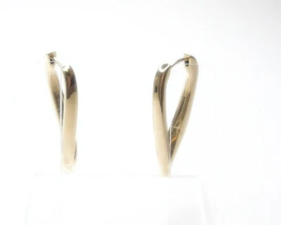 WEMPE CREOLEN TWIST GOLD 750 JG 960100000600012 - Bild 1 von 4
