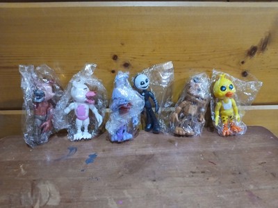 FNAF Five Nights at Freddy's Toy Action Figure Set of 6 About 4'' Tall Pvc ZB4