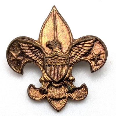 Boy Scouts of America Lapel Pin Tenderfoot Rank BSoA Pat 1911 Vintage