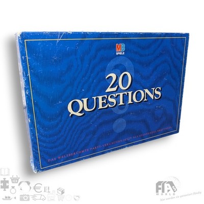 MB Spiele 04277 - 20 Questions ( Querdenker ) Ratespiel - Brettspiel 1989   TOP