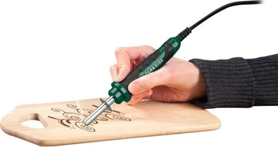 PARKSIDE® Brandmalkolben-Set PBMK 30 A1 / 16-tlg. Schreib-/Malspitzen / Stempel