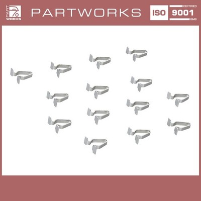 14x Klammer Zierleiste für PORSCHE 911 F/G 964 993 914 Tür Türschacht Clips