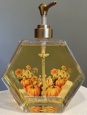 ASQUITH SOMERSET HONEY Pumpkin INFUSED HAND SOAP IN GLASS 16.90Oz Rare New