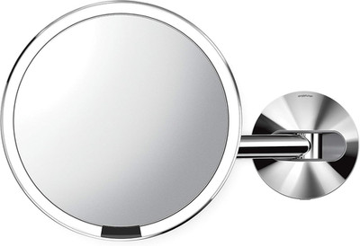 Simplehuman 8'' Sensor Makeup Mirror, Wall Mount, 5X Magnification, Hard-Wired (1
