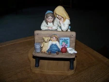 1988 Jan Hagara Beth & Amy Studying Figurine W20272 Limited Edition 2128/10,000