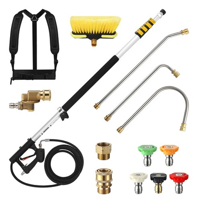 #ad #ad 24 FT Telescoping Pressure Washer Wand with Pressure Washer Extension Wand B... $218.44