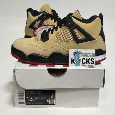 Air Jordan 4 Pizza Little Kids Size 13c Child (PS) New (UK12
